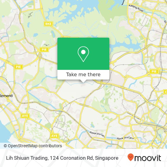 Lih Shiuan Trading, 124 Coronation Rd地图