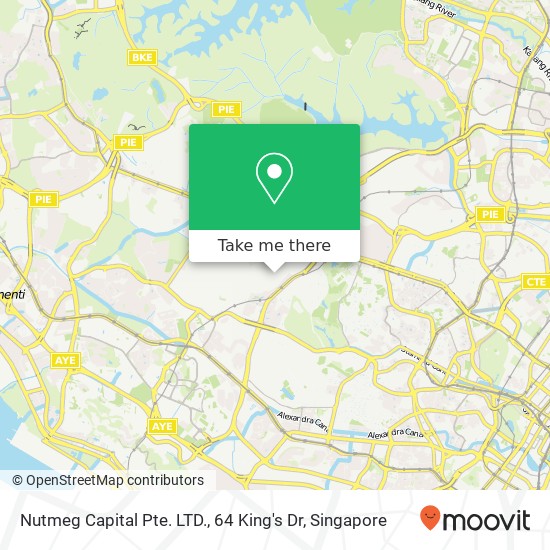 Nutmeg Capital Pte. LTD., 64 King's Dr地图