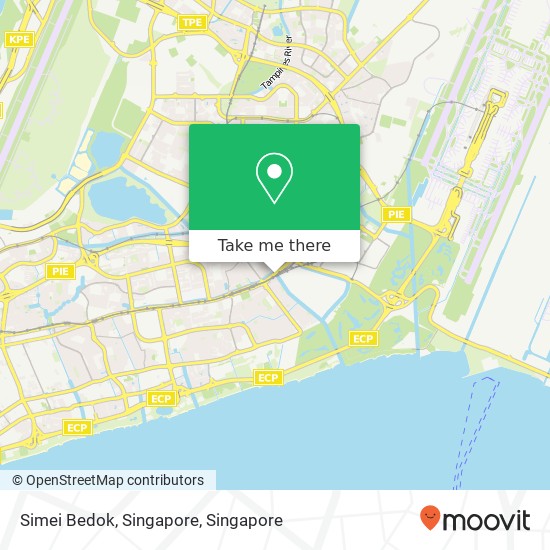 Simei Bedok, Singapore地图