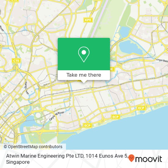 Atwin Marine Engineering Pte LTD, 1014 Eunos Ave 5 map