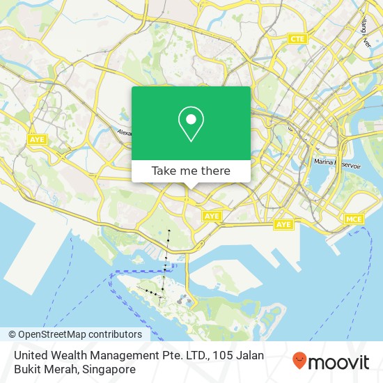 United Wealth Management Pte. LTD., 105 Jalan Bukit Merah map