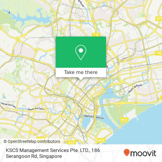 KSCS Management Services Pte. LTD., 186 Serangoon Rd地图