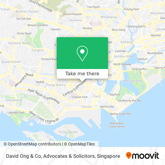 David Ong & Co, Advocates & Solicitors地图