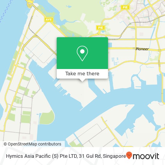 Hymics Asia Pacific (S) Pte LTD, 31 Gul Rd map