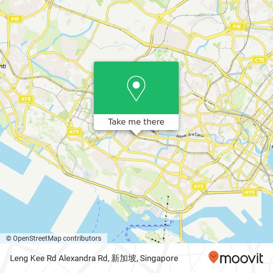 Leng Kee Rd Alexandra Rd, 新加坡地图