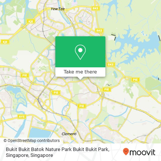 Bukit Bukit Batok Nature Park Bukit Bukit Park, Singapore地图