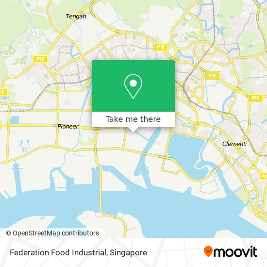 Federation Food Industrial map