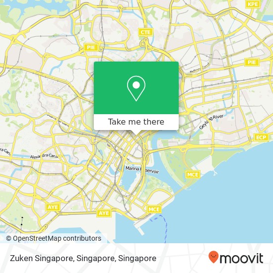 Zuken Singapore, Singapore map