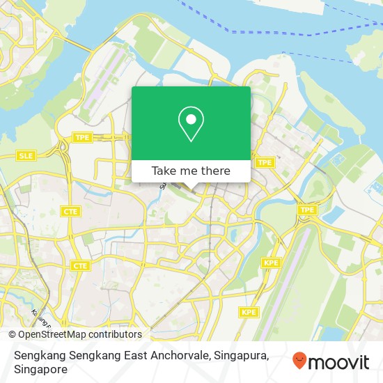 Sengkang Sengkang East Anchorvale, Singapura map