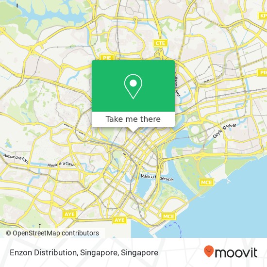 Enzon Distribution, Singapore地图