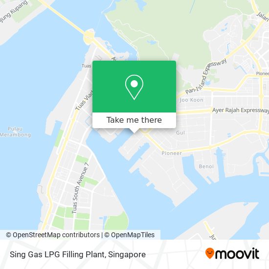 Sing Gas LPG Filling Plant map