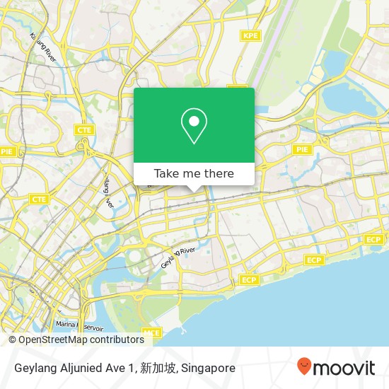 Geylang Aljunied Ave 1, 新加坡地图