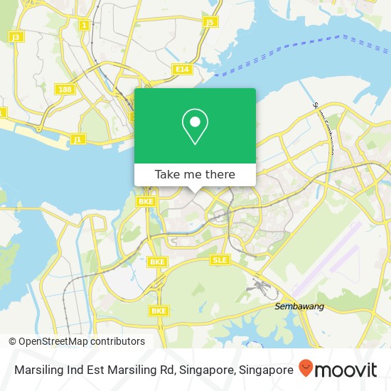 Marsiling Ind Est Marsiling Rd, Singapore地图