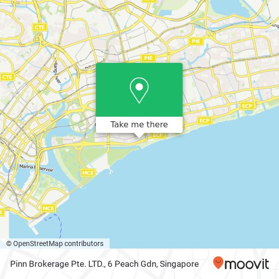 Pinn Brokerage Pte. LTD., 6 Peach Gdn地图