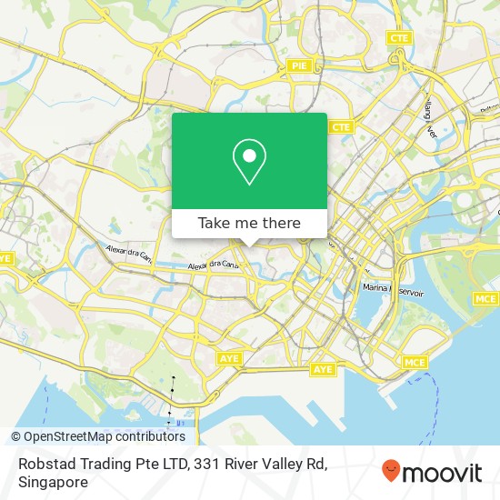 Robstad Trading Pte LTD, 331 River Valley Rd map