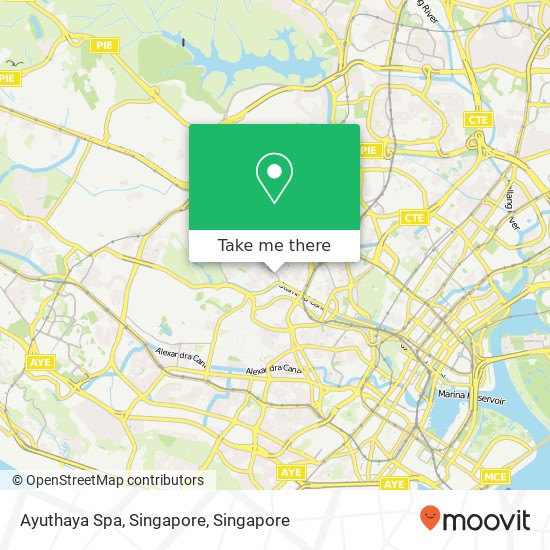 Ayuthaya Spa, Singapore map