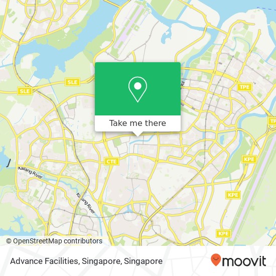 Advance Facilities, Singapore map