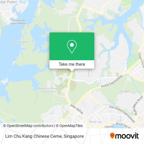 Lim Chu Kang Chinese Ceme map