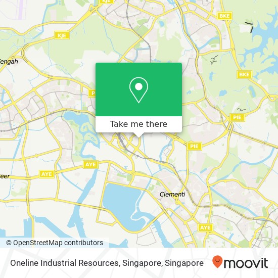 Oneline Industrial Resources, Singapore地图