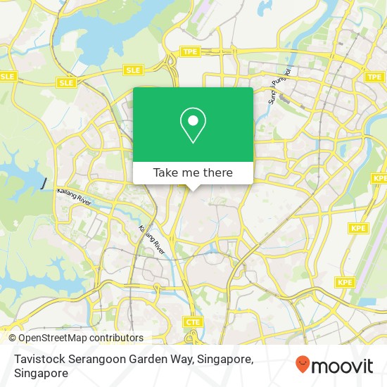 Tavistock Serangoon Garden Way, Singapore map