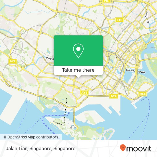 Jalan Tian, Singapore map