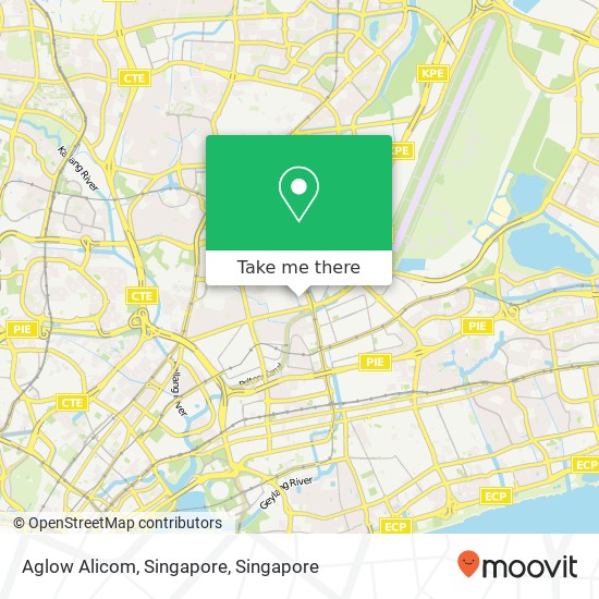 Aglow Alicom, Singapore map