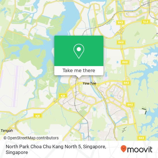 North Park Choa Chu Kang North 5, Singapore map