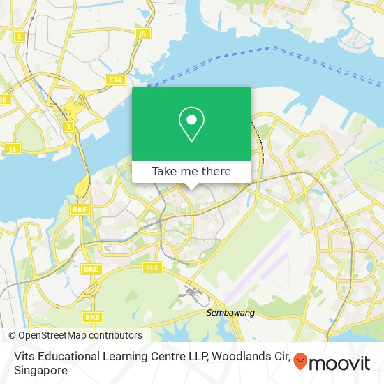 Vits Educational Learning Centre LLP, Woodlands Cir map