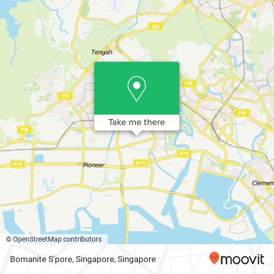 Bomanite S'pore, Singapore map