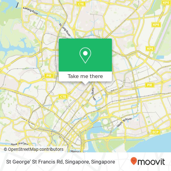 St George' St Francis Rd, Singapore map