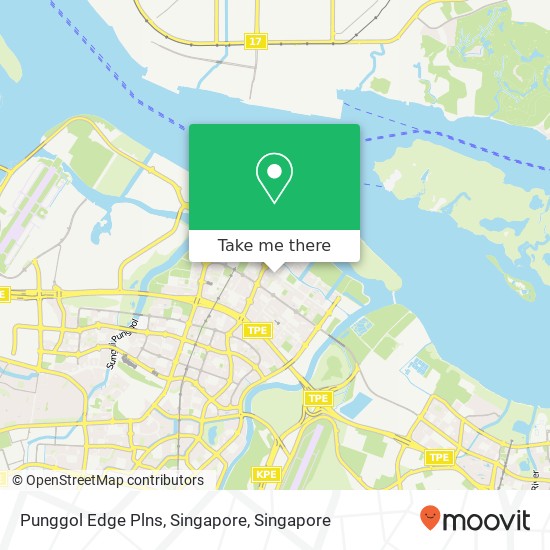 Punggol Edge Plns, Singapore map