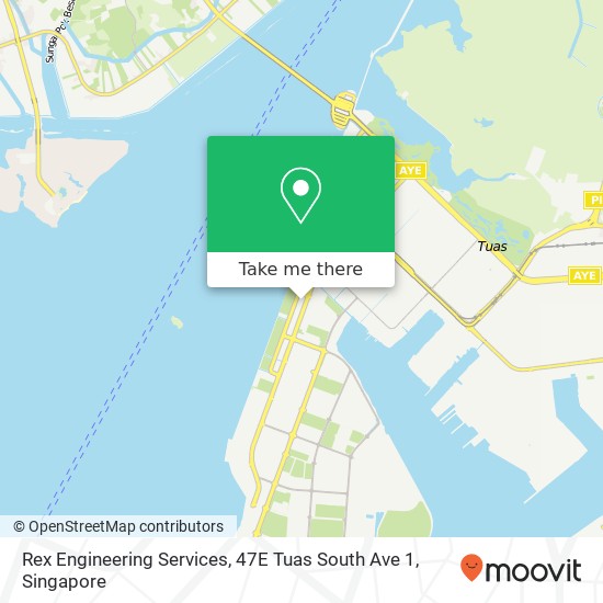 Rex Engineering Services, 47E Tuas South Ave 1地图