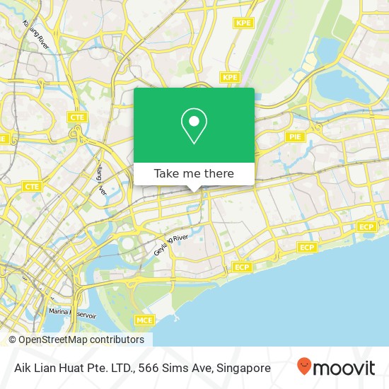 Aik Lian Huat Pte. LTD., 566 Sims Ave地图