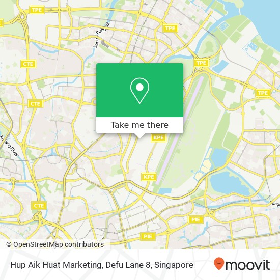 Hup Aik Huat Marketing, Defu Lane 8地图