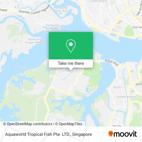 Aquaworld Tropical Fish Pte. LTD. map