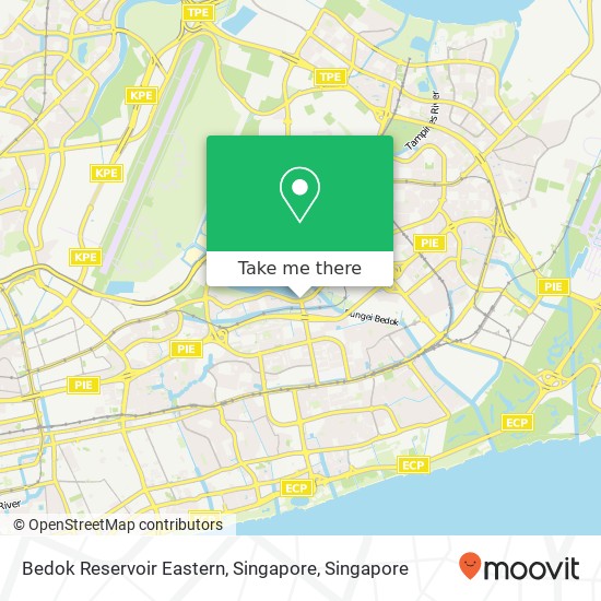 Bedok Reservoir Eastern, Singapore map