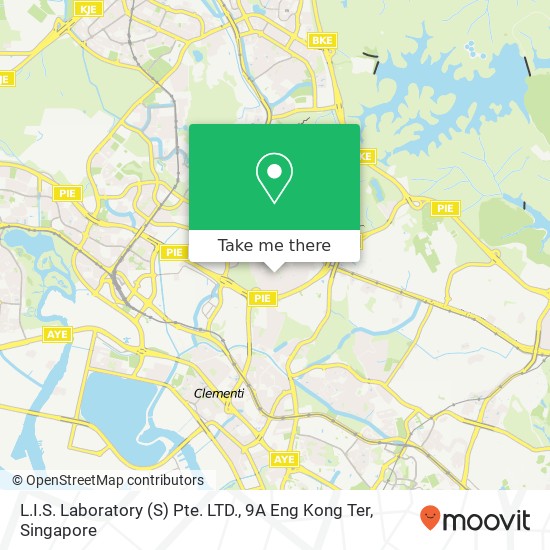 L.I.S. Laboratory (S) Pte. LTD., 9A Eng Kong Ter map