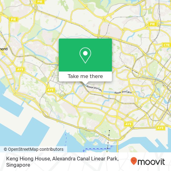 Keng Hiong House, Alexandra Canal Linear Park map