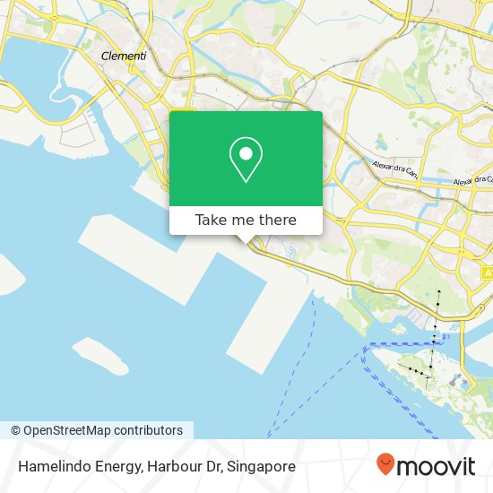 Hamelindo Energy, Harbour Dr map
