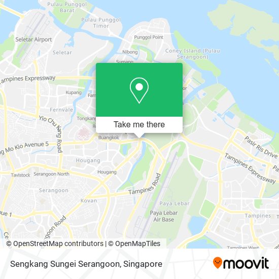 Sengkang Sungei Serangoon map