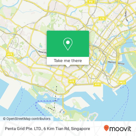 Penta Grid Pte. LTD., 6 Kim Tian Rd map