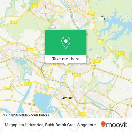 Megaplast Industries, Bukit Batok Cres地图
