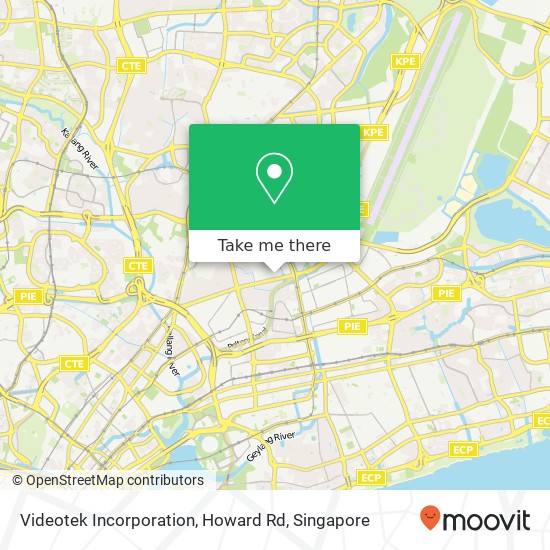 Videotek Incorporation, Howard Rd map