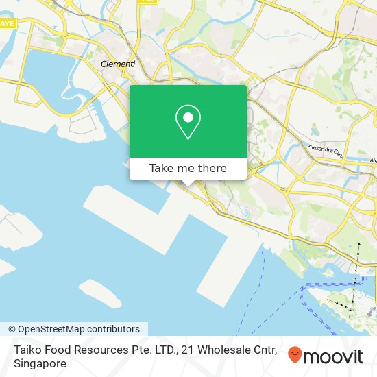 Taiko Food Resources Pte. LTD., 21 Wholesale Cntr地图