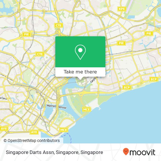 Singapore Darts Assn, Singapore地图