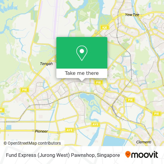 Fund Express (Jurong West) Pawnshop map