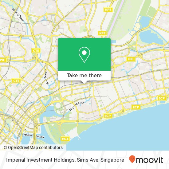 Imperial Investment Holdings, Sims Ave map