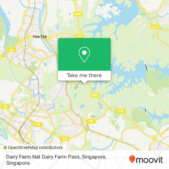 Dairy Farm Nat Dairy Farm Pass, Singapore map