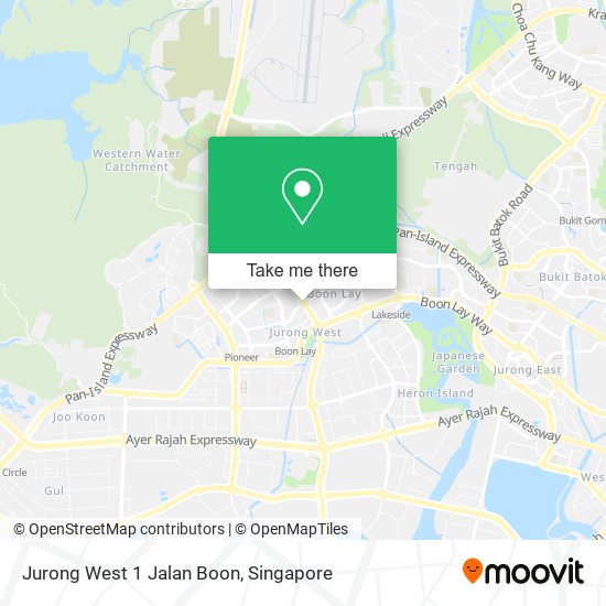 Jurong West 1 Jalan Boon map