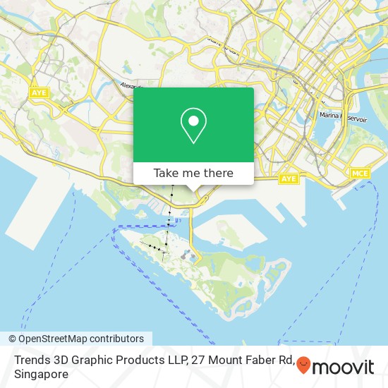 Trends 3D Graphic Products LLP, 27 Mount Faber Rd map